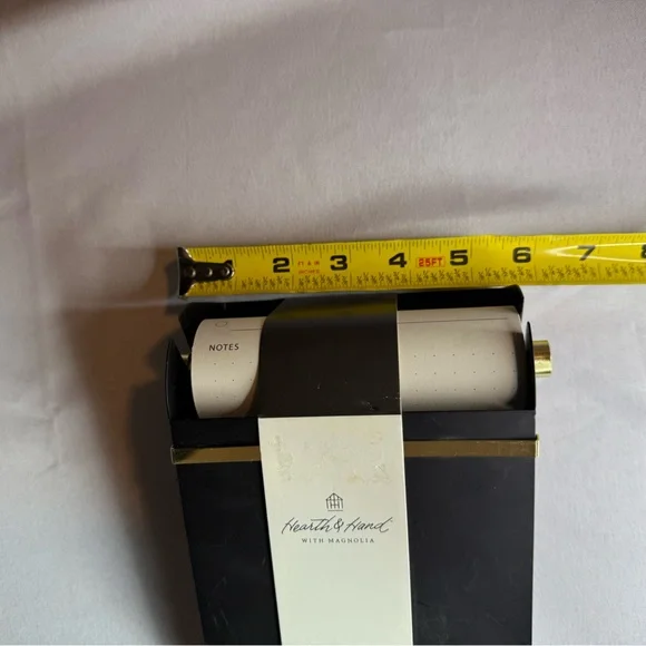Hearth & Hand Black and Gold Metal Note Roll. NWT - Picture 15 of 16